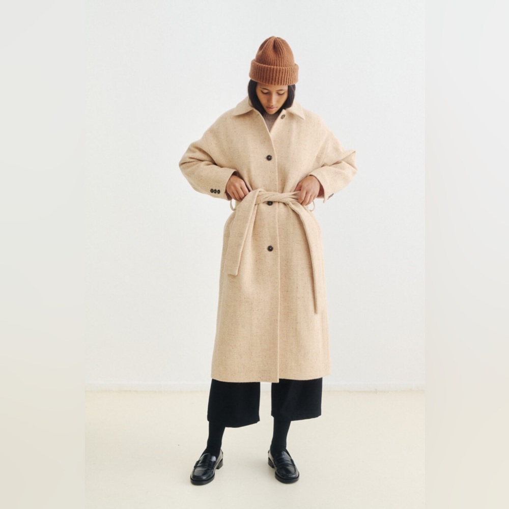 A Kind of Guise Eala Coat in creme confetti